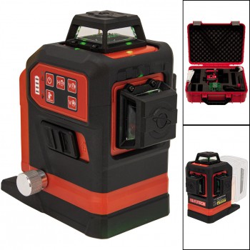 NIVEL LÁSER VERDE 3D MULTI-BATERÍA 18VMAX (BATERÍA NO INCLUIDA)