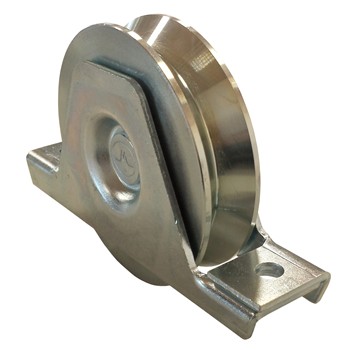 RUEDA PUERTA CORREDERA CON SOPORTE ATORNILLAR CANAL ANGULAR