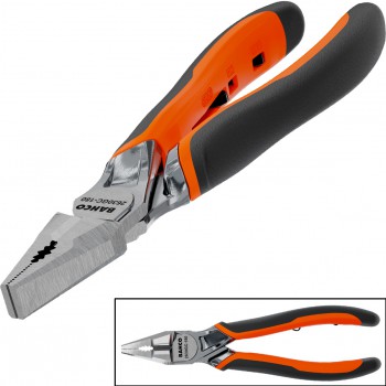 ALICATES ERGO™ UNIVERSALES CROMADOS, CON MANGOS BI-MATERIALES Y FILO DE CORTE REFORZADO Ref. 2630GC
