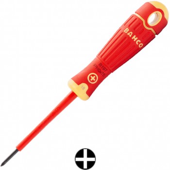 DESTORNILLADOR PHILLIPS AISLADO VDE BAHCOFIT CON MANGO MULTICOMPONENTE Ref. B197PH