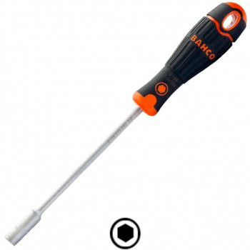 DESTORNILLADOR LLAVE DE VASO BAHCOFIT CON MANGO DE GOMA Ref. B198