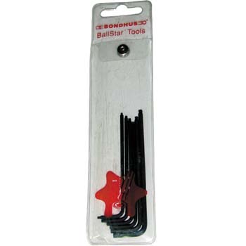 JUEGO DE LLAVES ACODADAS TORX® CON PUNTA-BOLA 6 PIEZAS