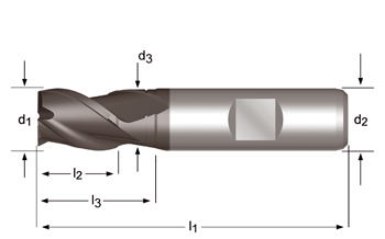 C367 - Dormer HSS-E-PM ALCRONA DIN 1835 B Shank Fresas de ranurar N DIN 327 D DIN 327 D