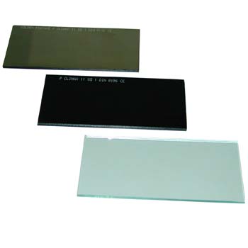 CRISTAL DE PROTECCIÓN OCULAR DE 110 x 55 mm.