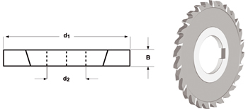 D763 - Dormer HSS-E Brillante Fresa para ranurar Fresa para ranurar DIN 885 A DIN 885 A