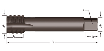 E041 - Dormer HSS-E Templado al vapor G(BSP)  G(BSP) Machos de máquina Entrada en hélice Entrada en hélice DORMER-ISO