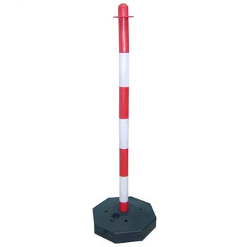 POSTE DE PLÁSTICO CON BASE