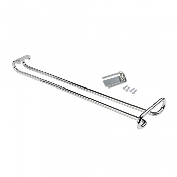 Porta copas, 410 mm, Acero, Cromado