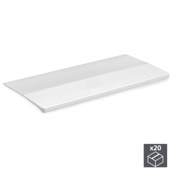 Tirador adhesivo para mueble, 126 mm, Aluminio, Anodizado mate, 20 ud.