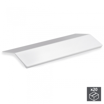 Tirador adhesivo para mueble, 62 mm, Aluminio, Anodizado mate, 20 ud.