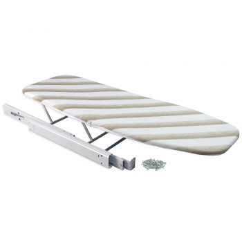 Tabla de planchar extraíble, 945 mm, Acero, Blanco
