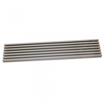 Rejilla horno, módulo 600 mm, Aluminio, Anodizado inox