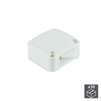 Interruptor para puerta armario, Plástico, Blanco, 10 ud.