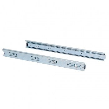 Juego de guías para cajones, de bolas, 45x 250 mm, extracción total, Cincado