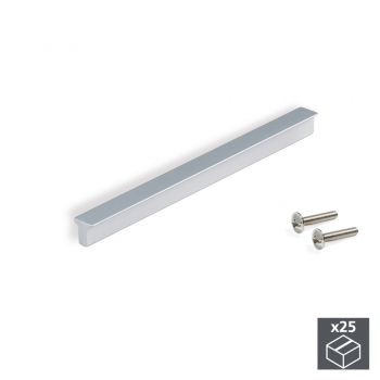 Tiradores para mueble, intereje 64 mm, Aluminio, Anodizado mate, 25 ud.