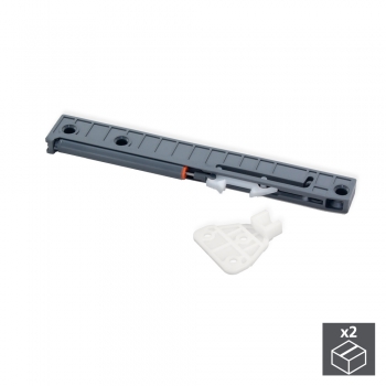 Mecanismo de cierre suave para cajón Ultrabox, 350-500 mm, Plástico, Gris