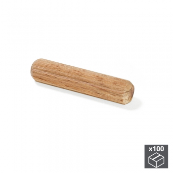 Mechones, D. 10 mm, 40 mm, Madera, 100 ud.
