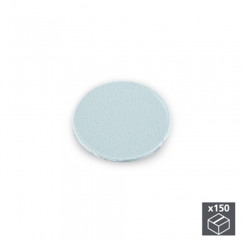 Tapa tornillos, adhesiva, D. 20 mm, Gris, 150 ud.