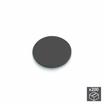 Tapa tornillos, adhesiva, D. 13 mm, Gris antracita, 200 ud.