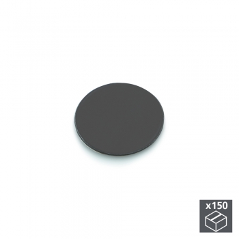 Tapa tornillos, adhesiva, D. 20 mm, Gris antracita, 150 ud.