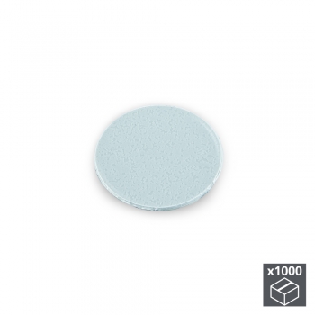 Tapa tornillos, adhesiva, D. 13 mm, Gris, 1.000 ud.