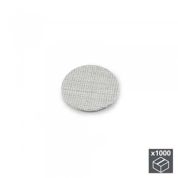 Tapa tornillos, adhesiva, D. 13 mm, Textil Gris, 1.000 ud.
