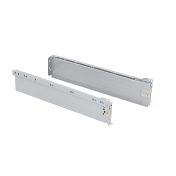 Kit cajón de cocina Ultrabox, altura 86 mm, prof. 450 mm, Acero, Gris metalizado