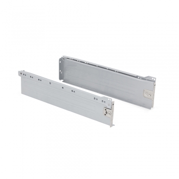 Kit cajón de cocina Ultrabox, altura 118 mm, prof. 270 mm, Acero, Gris metalizado