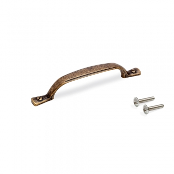 Tiradores para mueble, intereje 96 mm, Zamak, Bronce