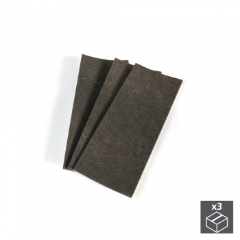 Fieltro adhesivo para muebles, rectangular, 100x250 mm, 3 ud.