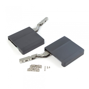 Compás para puertas elevables, fuerza 1800-3500, Acero y plástico, Gris antracita