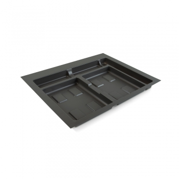 Base para contenedores cajón cocina, módulo 600 mm, Plástico, Gris antracita