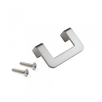 Tiradores para mueble, intereje 64 mm, Zamak, Niquel Satinado