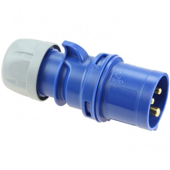 CLAVIJA INDUSTRIAL 2P+T 16A 230V AZUL IP44