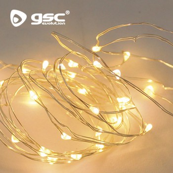 Guirnalda alambre LED luz cálida Ref. 5204400-5204405-5204410-5204413-5204418