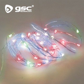 Guirnalda alambre LED luz RGB Ref. 5204412