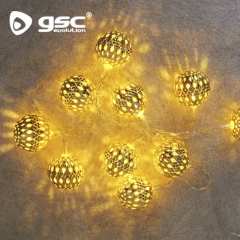 Bolas de LED doradas Ref. 5204456