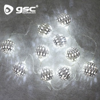 Bolas de LED plateadas Ref. 5204457