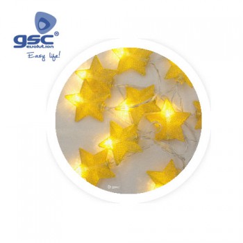 Estrellas de LED doradas Ref. 5204471