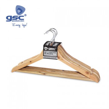 Set 5 perchas de madera Ref. 2702551