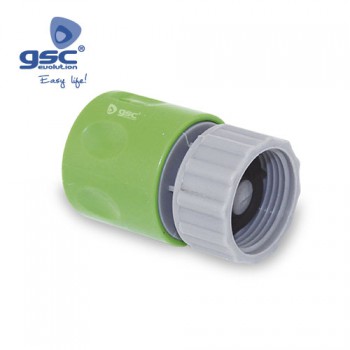 Conector para mangueras PVC con stop Ref. 3602072