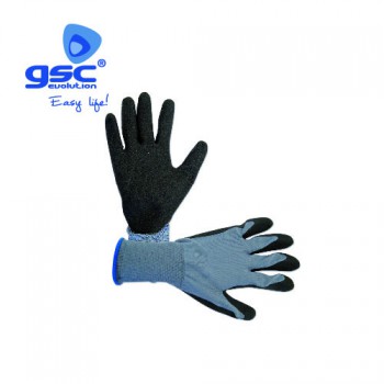 Guantes finos polyester + nitrilo Ref. 3302065-3301868-3302066