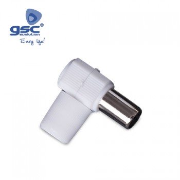 Conector TV acodado Ref. 2600900-2600901