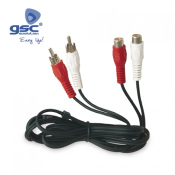 Conexión audio 2 RCA Ref. 2600932-2600933