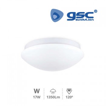 Plafón techo LED Samara (Ø300x100mm) Ref. 000702153-000702154