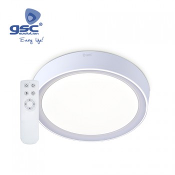 Plafón techo LED Oracle regulable (Ø400x105mm) Ref. 000705336