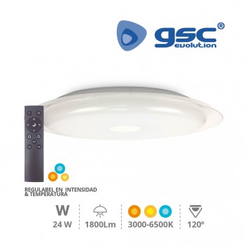 Plafón techo LED Venus regulable (Ø465x65mm) Ref. 203605007
