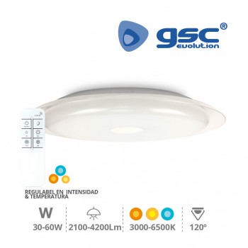 Plafón techo LED Venus regulable (Ø565x65mm) Ref. 203605011