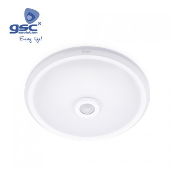 Plafón techo LED + sensor movimiento (Ø290x60mm) Ref. 000704721-000704722