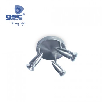 Foco techo triple circular Ref. 001901057